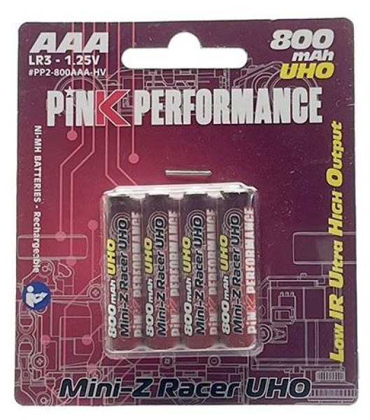 PP2-800AAA-HV Pink Performance Akku R3-AAA Ni-Mh 800Mah (4) UHO